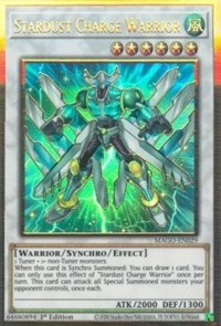 Stardust Charge Warrior [MAGO-EN029] Gold Rare | Enigma On Main