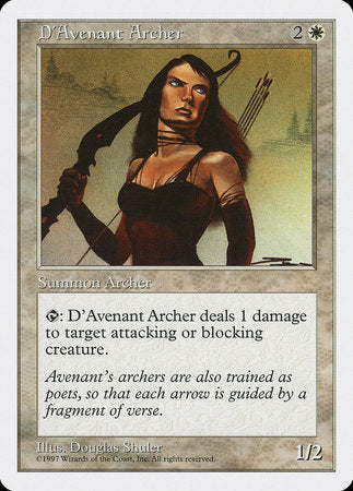 D'Avenant Archer [Fifth Edition] | Enigma On Main