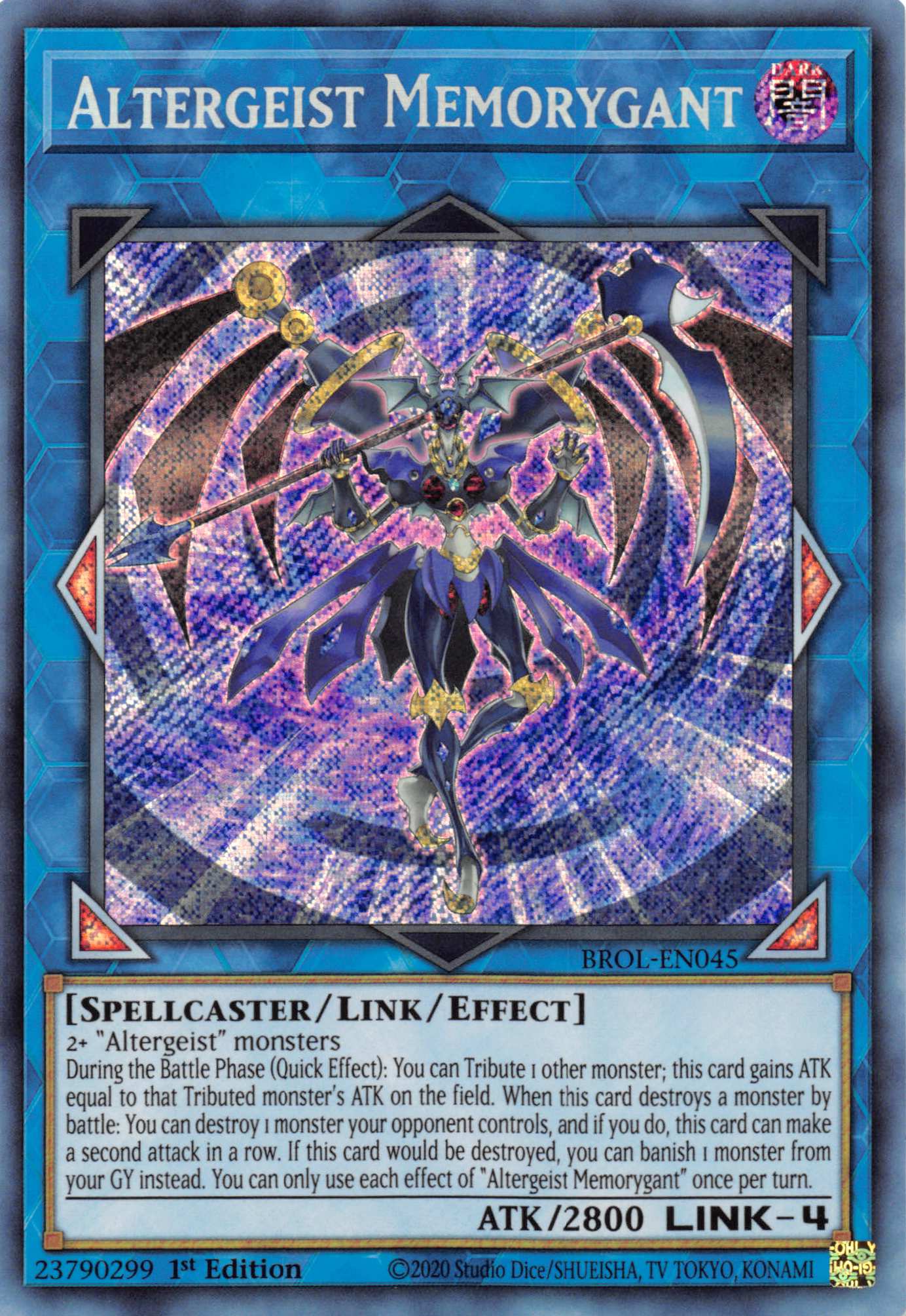 Altergeist Memorygant [BROL-EN045] Secret Rare | Enigma On Main