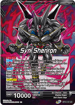 Syn Shenron // Syn Shenron, Resonance of Shadow (BT14-121) [Cross Spirits] | Enigma On Main