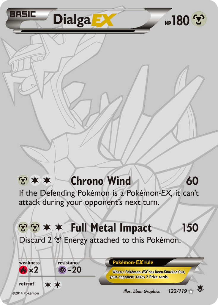 Dialga EX (122/119) [XY: Phantom Forces] | Enigma On Main