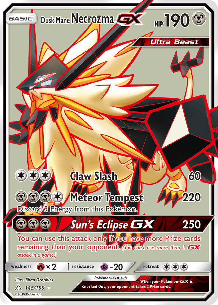 Dusk Mane Necrozma GX (145/156) [Sun & Moon: Ultra Prism] | Enigma On Main