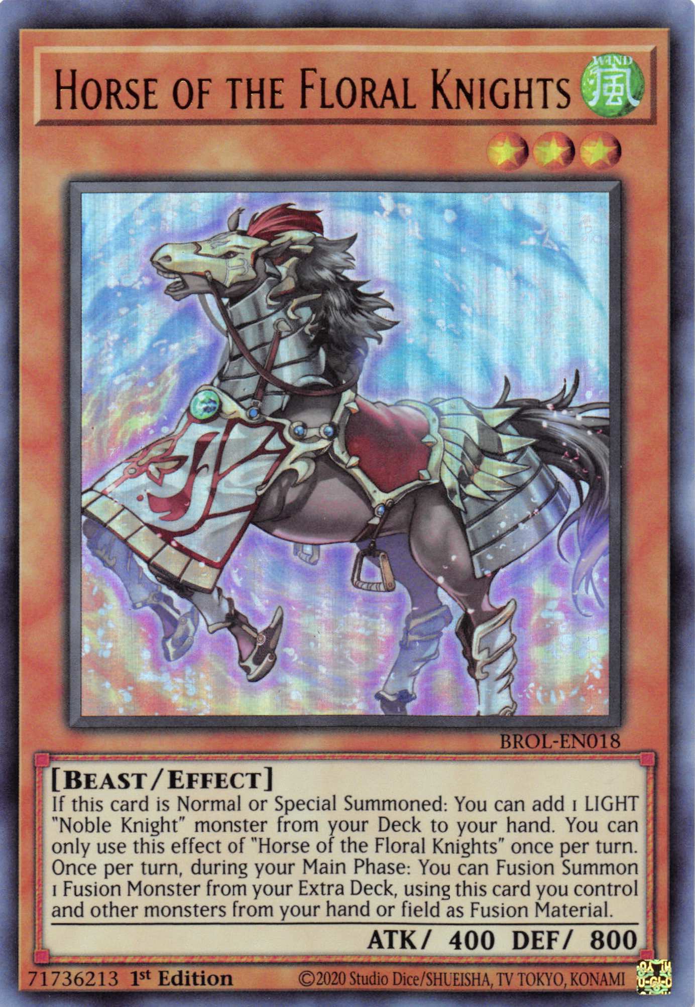 Horse of the Floral Knights [BROL-EN018] Ultra Rare | Enigma On Main