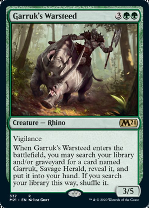 Garruk's Warsteed [Core Set 2021] | Enigma On Main