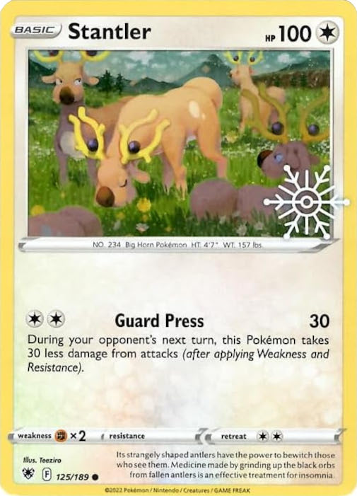 Stantler (125/189) (Holiday Calendar) [Sword & Shield: Astral Radiance] | Enigma On Main