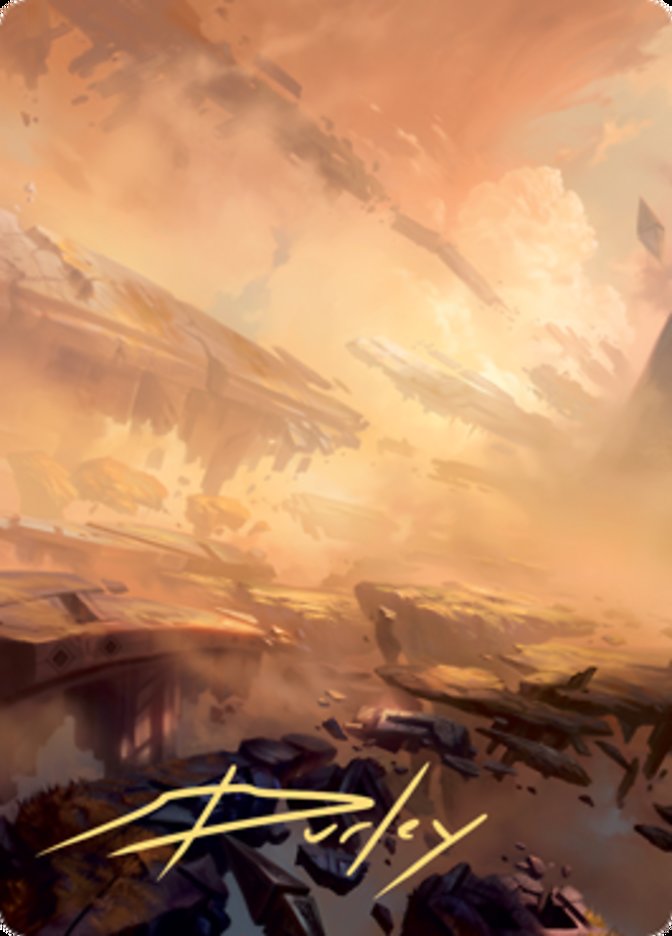 Plains 1 Art Card (Gold-Stamped Signature) [Zendikar Rising Art Series] | Enigma On Main