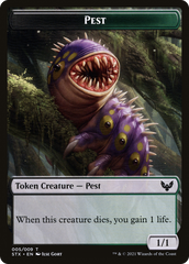 Pest // Jace, Telepath Unbound Emblem Double-Sided Token [Secret Lair: From Cute to Brute Tokens] | Enigma On Main