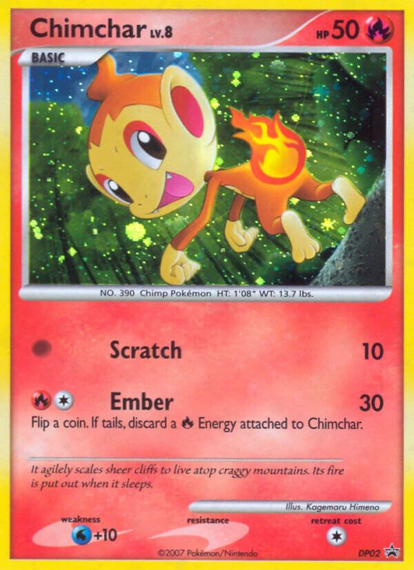 Chimchar (DP02) [Diamond & Pearl: Black Star Promos] | Enigma On Main