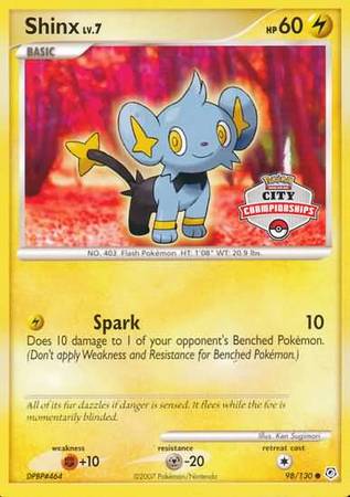 Shinx (98/130) (City Championships Promo) [Nintendo: Black Star Promos] | Enigma On Main