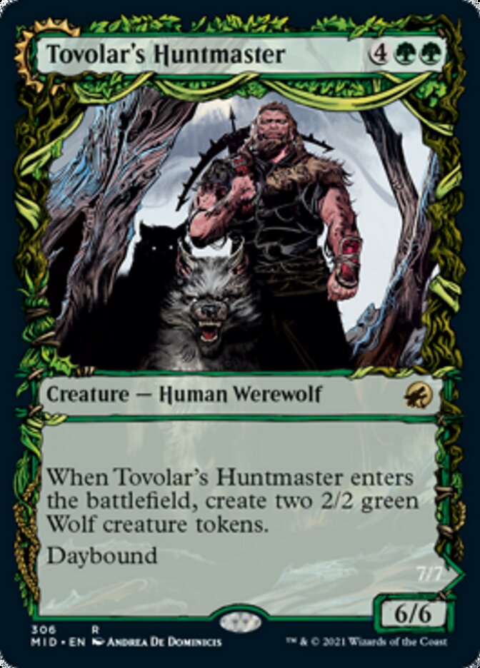 Tovolar's Huntmaster // Tovolar's Packleader (Showcase Equinox) [Innistrad: Midnight Hunt] | Enigma On Main