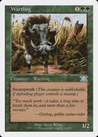 Warthog [Classic Sixth Edition] | Enigma On Main