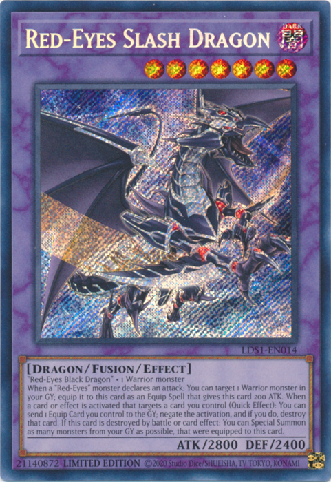 Red-Eyes Slash Dragon [LDS1-EN014] Secret Rare | Enigma On Main