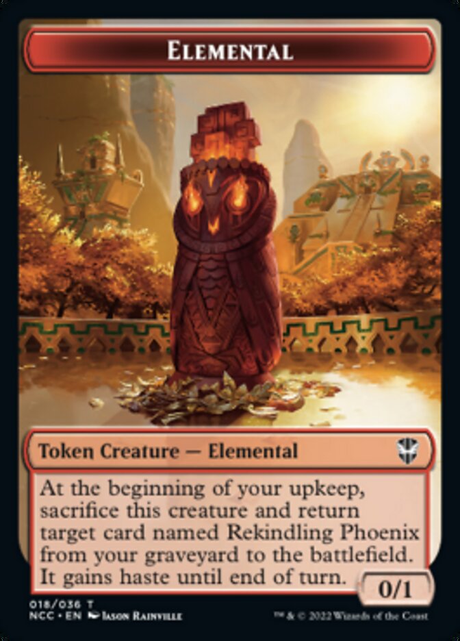 Elemental (018) // Copy Double-sided Token [Streets of New Capenna Commander Tokens] | Enigma On Main