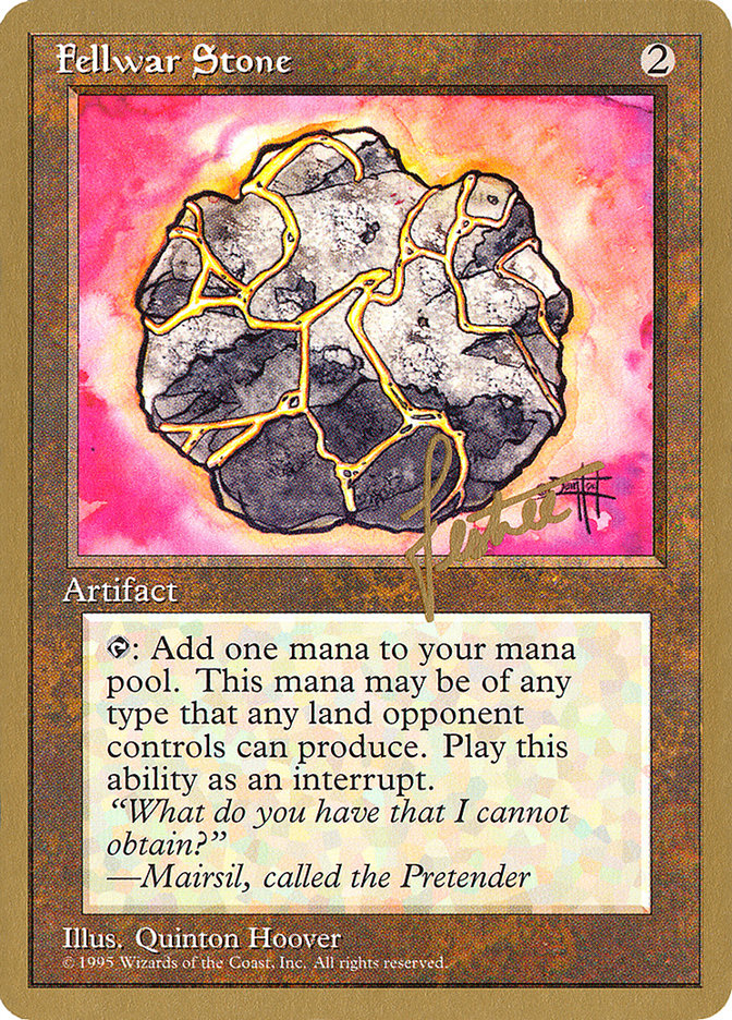 Fellwar Stone (Bertrand Lestree) [Pro Tour Collector Set] | Enigma On Main