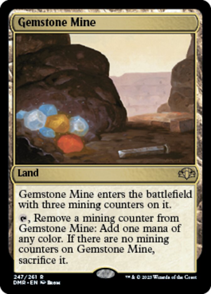 Gemstone Mine [Dominaria Remastered] | Enigma On Main