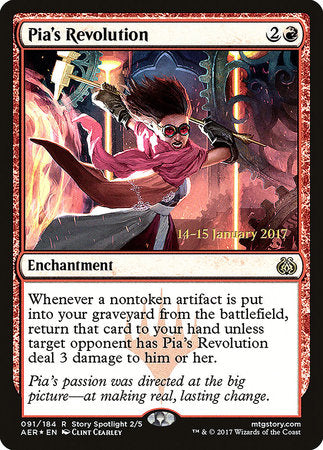 Pia's Revolution [Aether Revolt Promos] | Enigma On Main