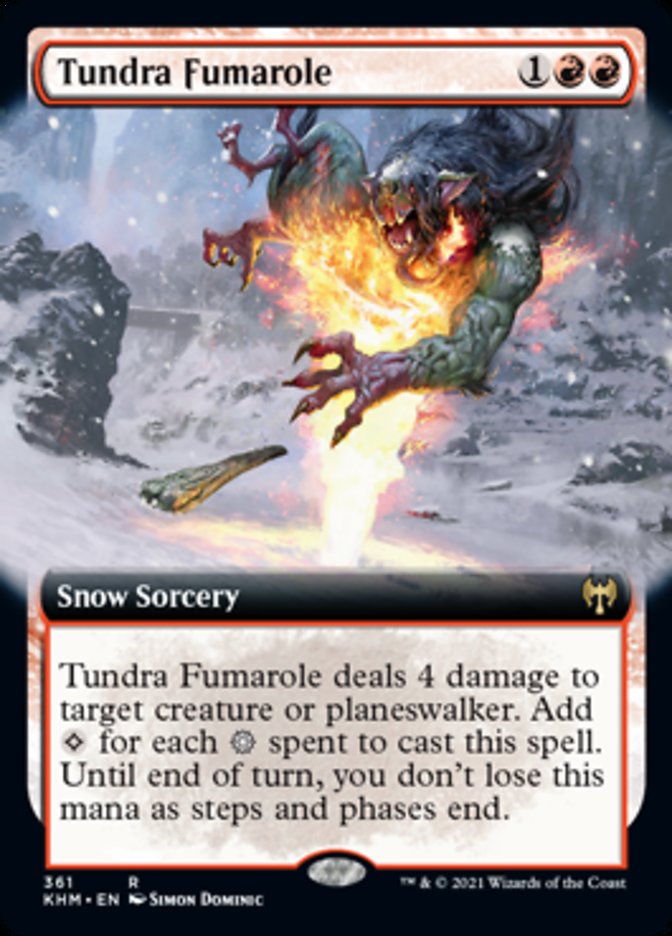 Tundra Fumarole (Extended Art) [Kaldheim] | Enigma On Main