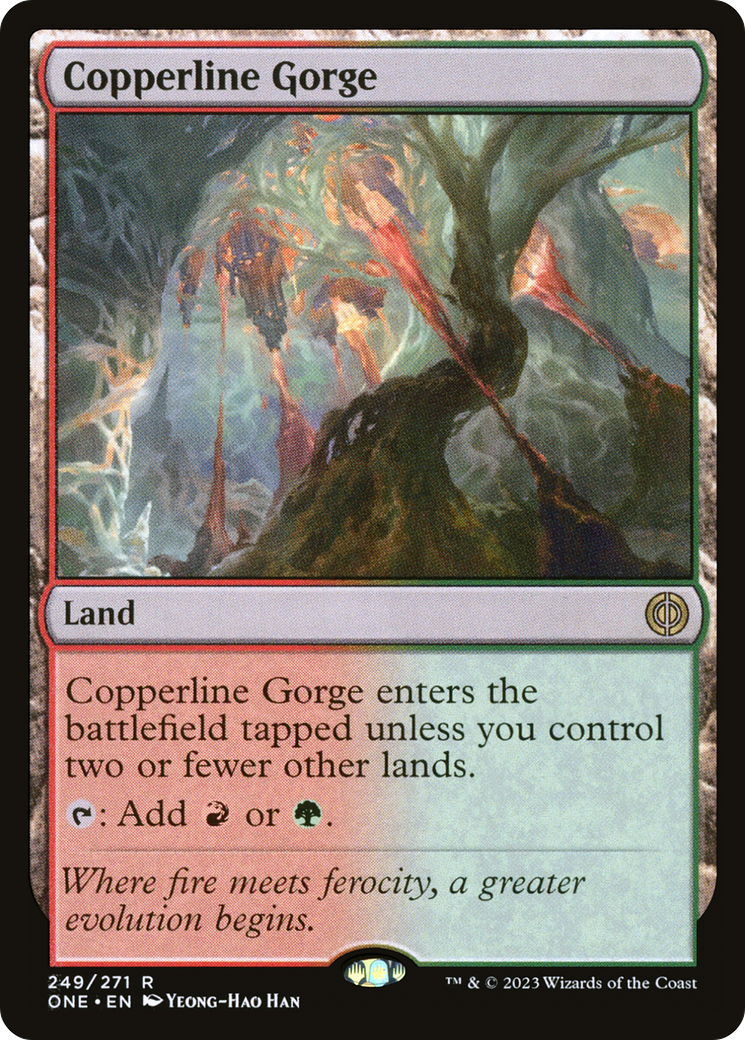Copperline Gorge [Phyrexia: All Will Be One] | Enigma On Main