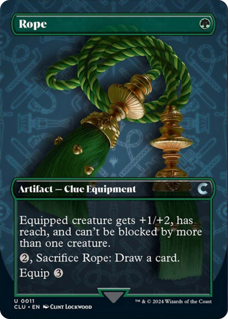 Rope (Borderless) [Ravnica: Clue Edition] | Enigma On Main