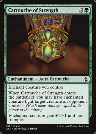Cartouche of Strength [Amonkhet] | Enigma On Main