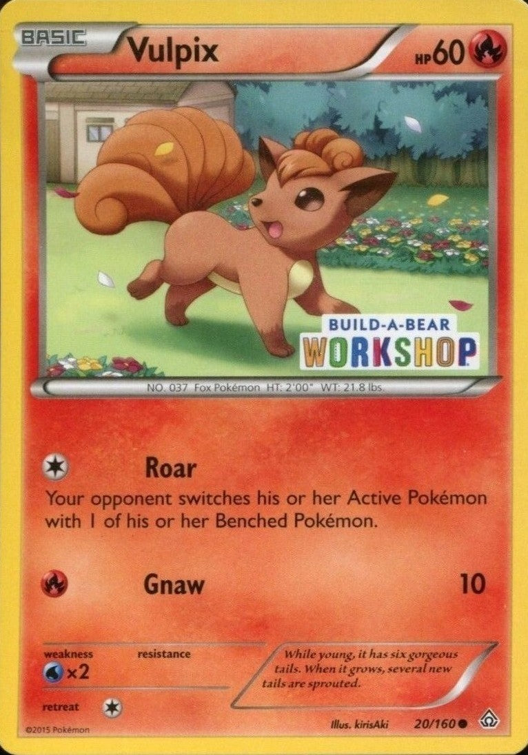 Vulpix (20/160) (Build A Bear Workshop Exclusive) [XY: Primal Clash] | Enigma On Main