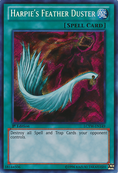 Harpie's Feather Duster [LCYW-EN149] Secret Rare | Enigma On Main