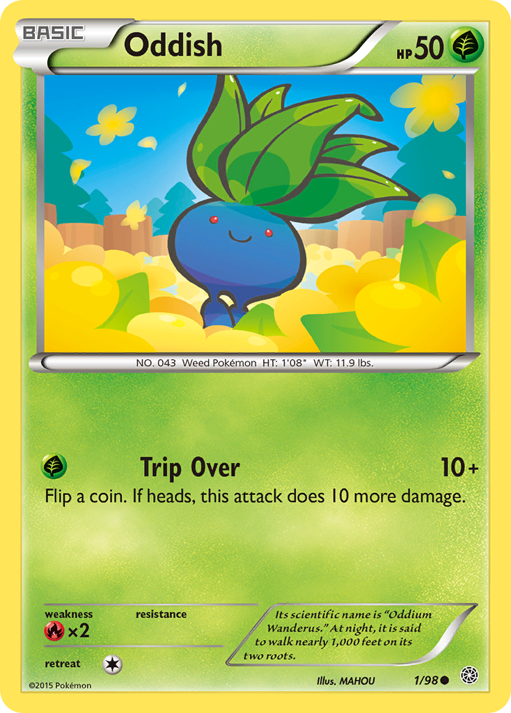 Oddish (1/98) [XY: Ancient Origins] | Enigma On Main