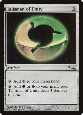 Talisman of Unity [Mirrodin] | Enigma On Main