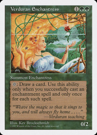 Verduran Enchantress [Fifth Edition] | Enigma On Main