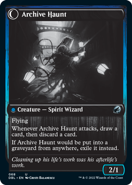 Overwhelmed Archivist // Archive Haunt [Innistrad: Double Feature] | Enigma On Main