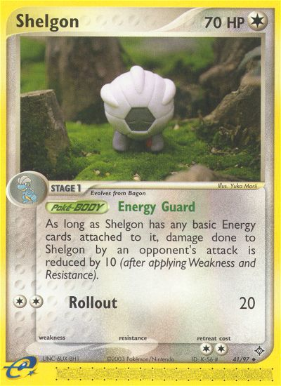 Shelgon (41/97) [EX: Dragon] | Enigma On Main