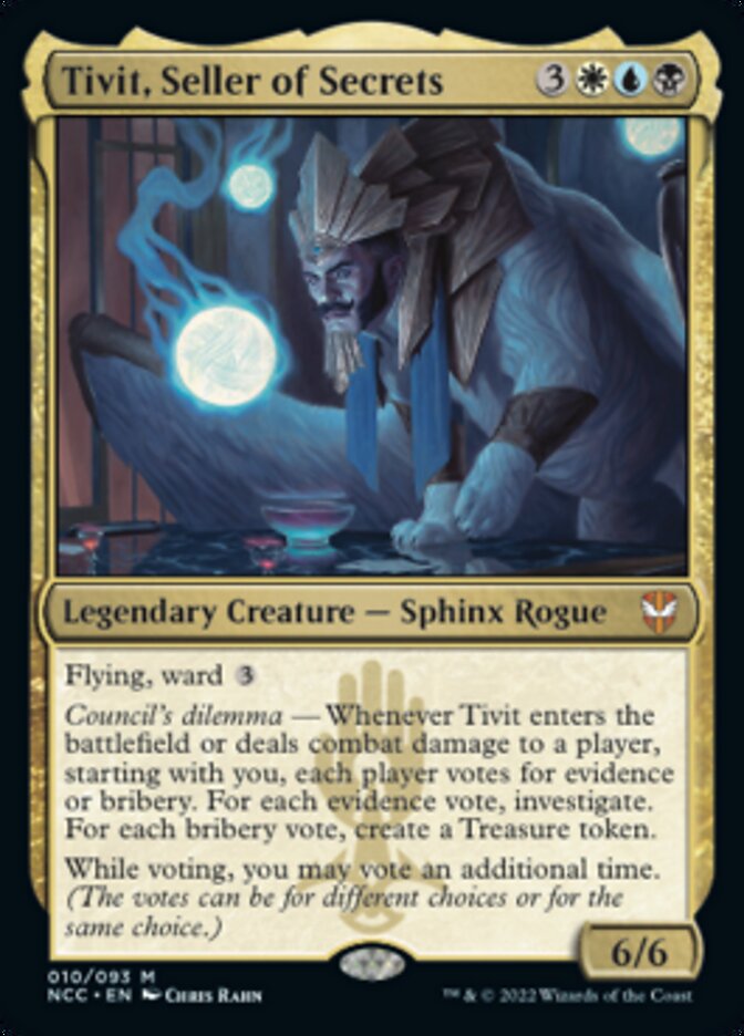 Tivit, Seller of Secrets [Streets of New Capenna Commander] | Enigma On Main