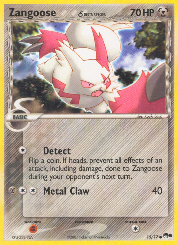 Zangoose (15/17) (Delta Species) [POP Series 5] | Enigma On Main