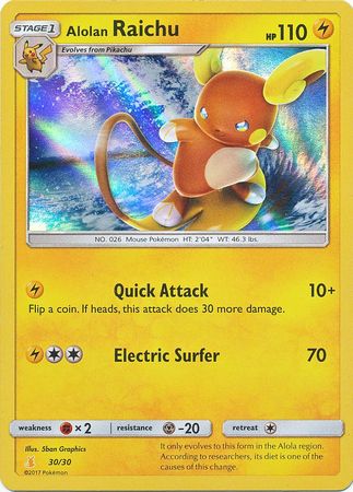 Alolan Raichu (30/30) [Sun & Moon: Trainer Kit - Alolan Raichu] | Enigma On Main