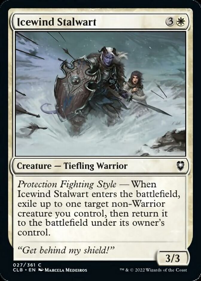 Icewind Stalwart [Commander Legends: Battle for Baldur's Gate] | Enigma On Main