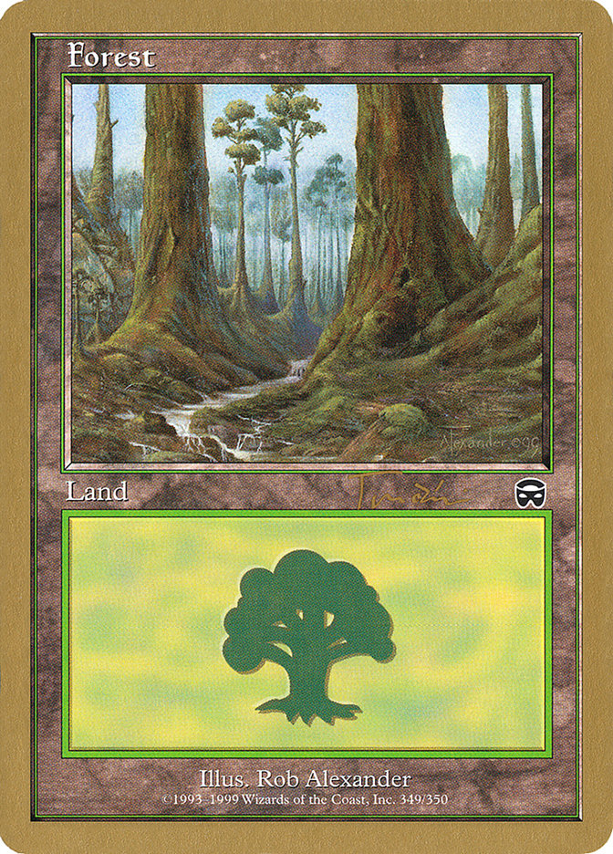 Forest (jt349) (Jan Tomcani) [World Championship Decks 2001] | Enigma On Main