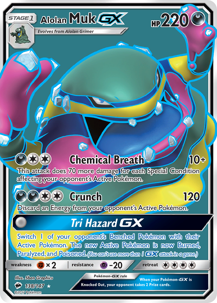 Alolan Muk GX (138/147) [Sun & Moon: Burning Shadows] | Enigma On Main