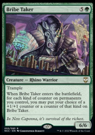 Bribe Taker (Promo Pack) [Streets of New Capenna Commander Promos] | Enigma On Main