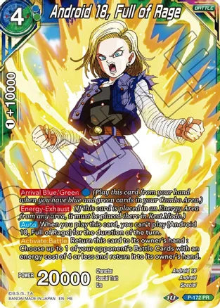 Android 18, Full of Rage [P-172] | Enigma On Main