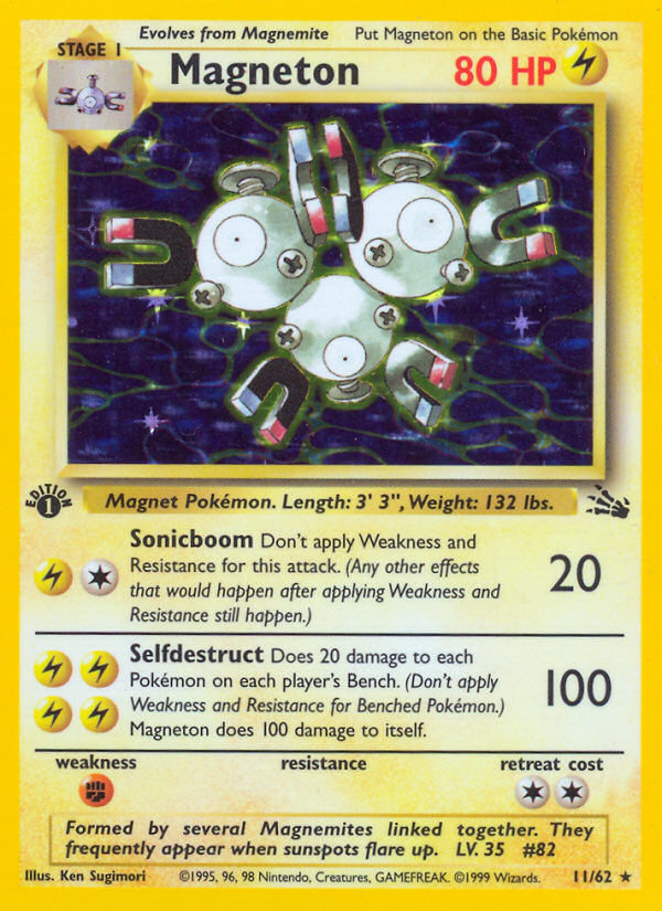 Magneton (11/62) [Fossil 1st Edition] | Enigma On Main