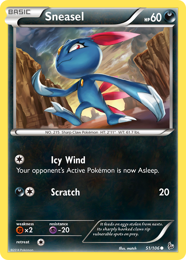 Sneasel (51/106) [XY: Flashfire] | Enigma On Main