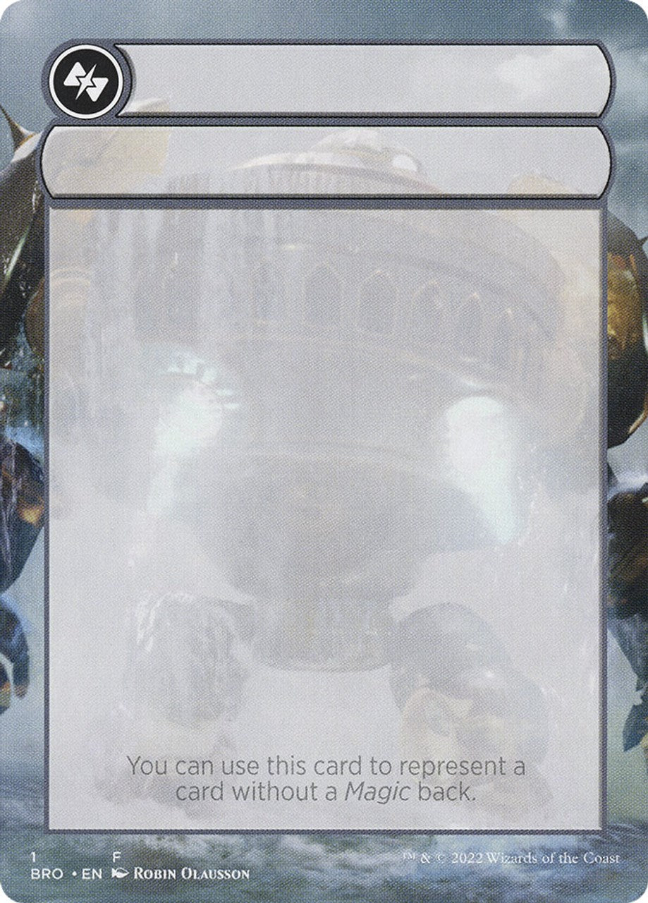 Helper Card [The Brothers' War Tokens] | Enigma On Main