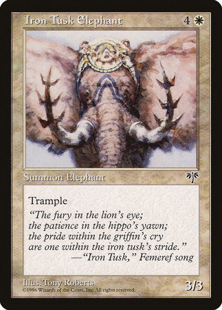 Iron Tusk Elephant [Mirage] | Enigma On Main