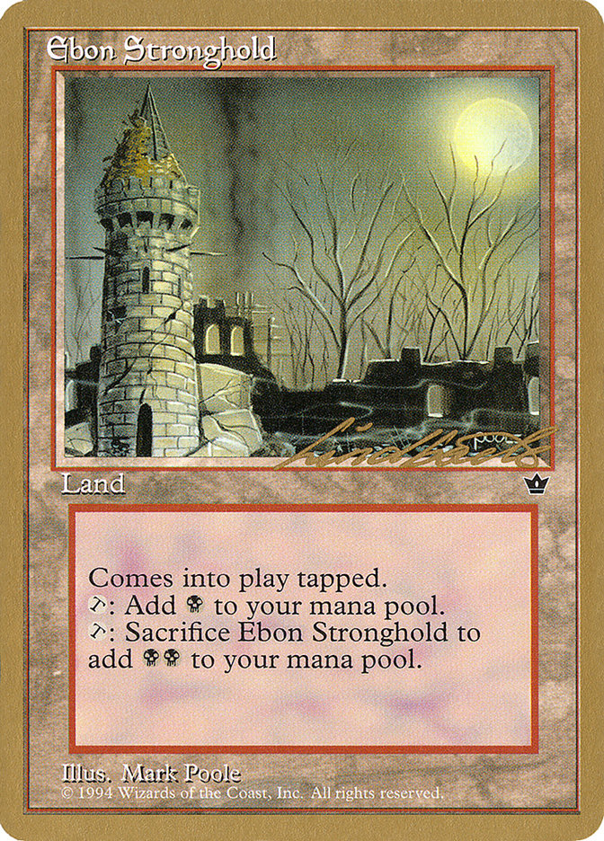 Ebon Stronghold (Leon Lindback) [Pro Tour Collector Set] | Enigma On Main