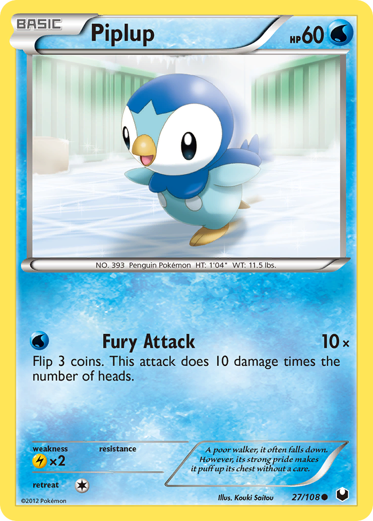 Piplup (27/108) [Black & White: Dark Explorers] | Enigma On Main