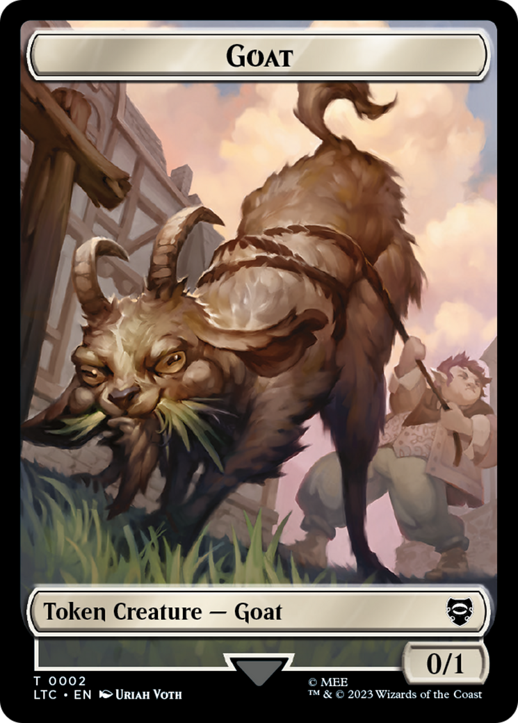 Bird // Goat Token [The Lord of the Rings: Tales of Middle-Earth Commander Tokens] | Enigma On Main