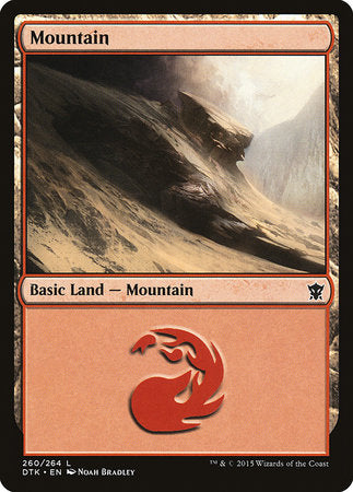 Mountain (260) [Dragons of Tarkir] | Enigma On Main