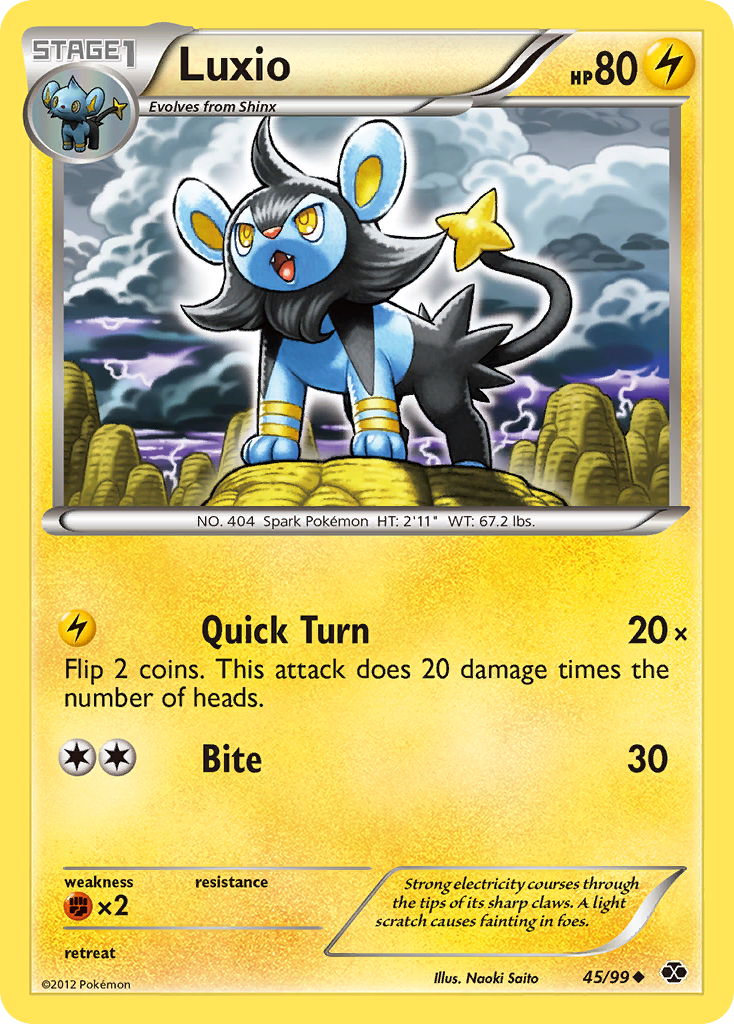 Luxio (45/99) [Black & White: Next Destinies] | Enigma On Main