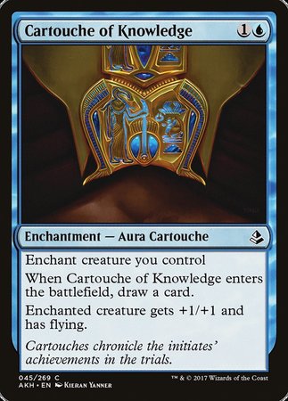 Cartouche of Knowledge [Amonkhet] | Enigma On Main