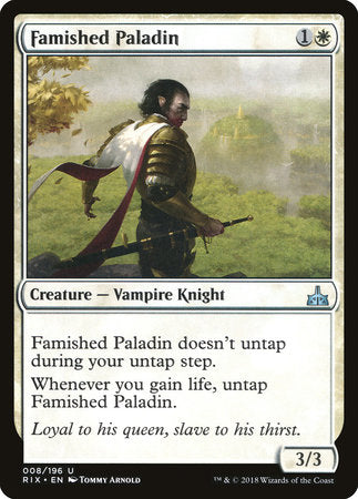 Famished Paladin [Rivals of Ixalan] | Enigma On Main